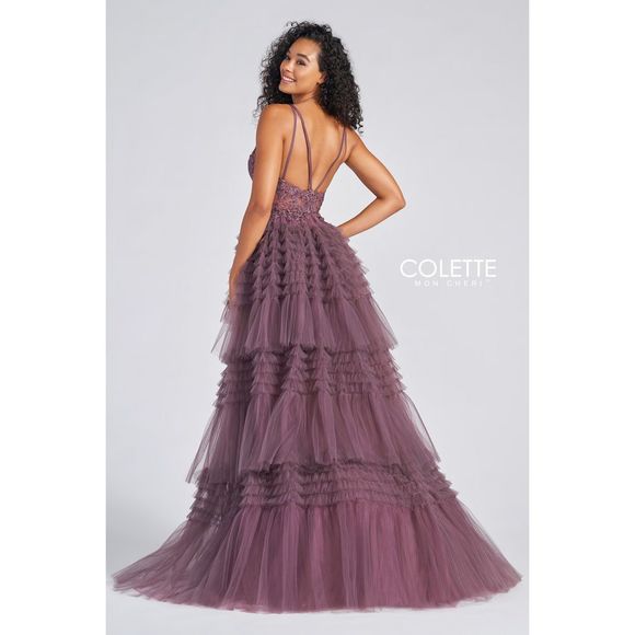 Black Colette By Mon Cheri Size 4 A-line dress - Picture 2 of 2